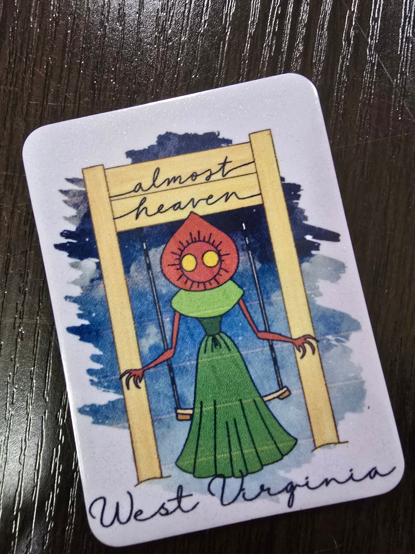 “Almost Heaven” Flatwoods Monster Magnet