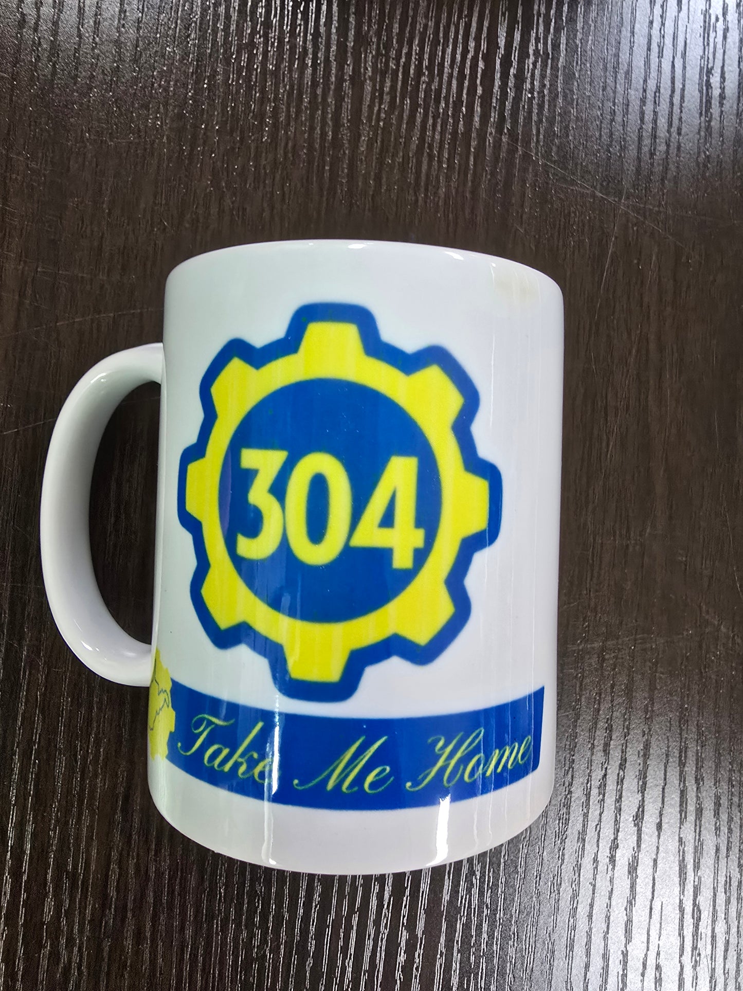 “304 Take Me Home” Vault-Style Coffee Mug