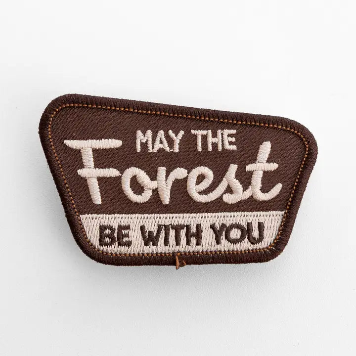 May The Forest Be With You Iron On Patch