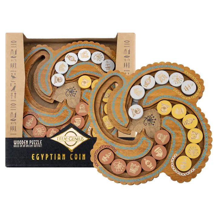 True Genius Egyptian Coin Trade Puzzle