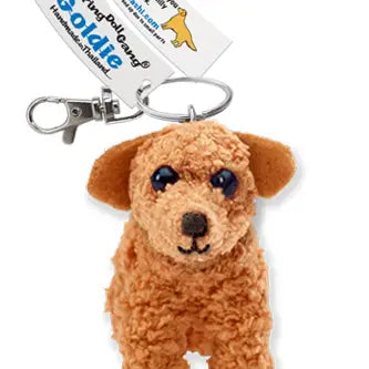 Goldie the Golden Retriever String Doll Keychain