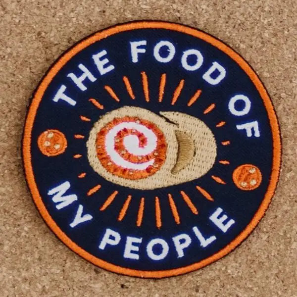 Food Of My People Pepperoni Roll Iron On Patch