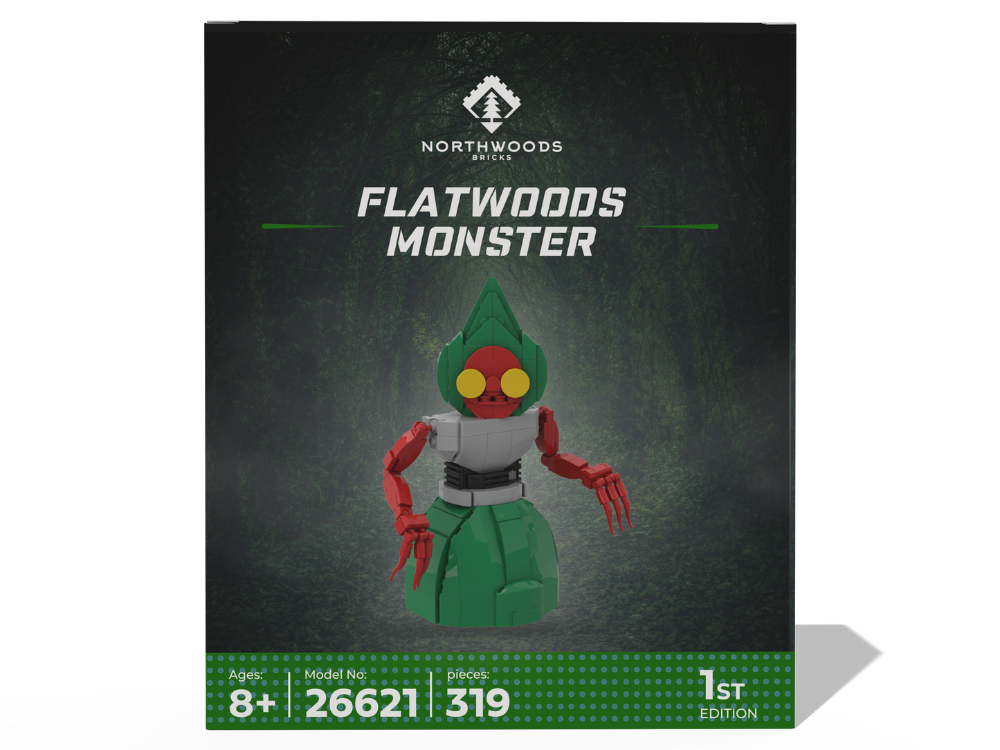 Large Flatwoods Monster Brick Set