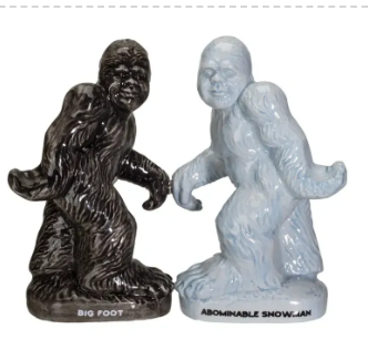 Bigfoot and Yeti Salt + Pepper