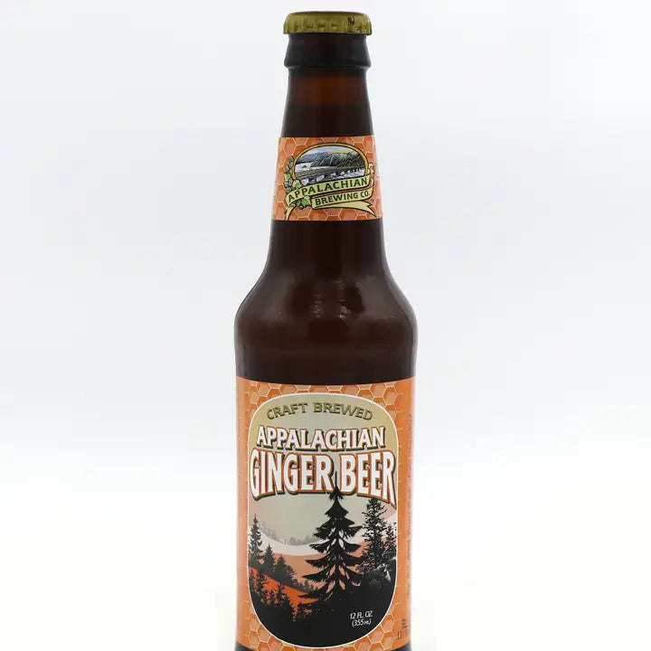 Appalachian Ginger Beer Soda, 12oz Glass Bottle