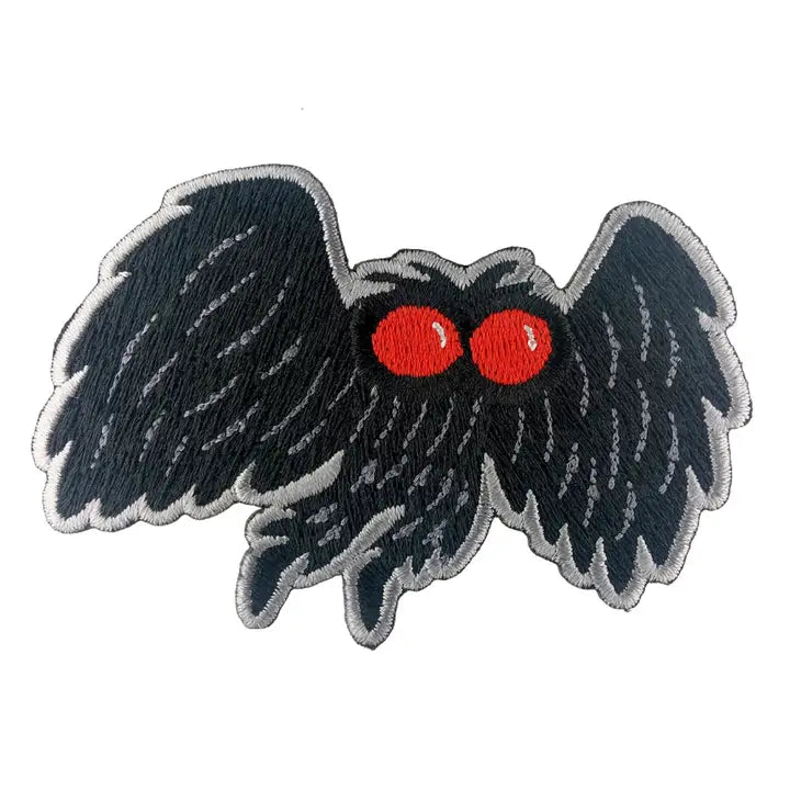 Mothman Cute cryptid patch - Iron-on
