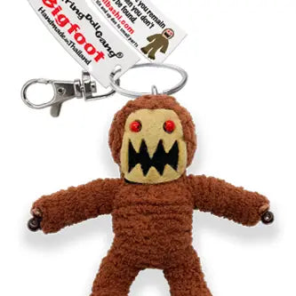 Bigfoot String Doll Keychain