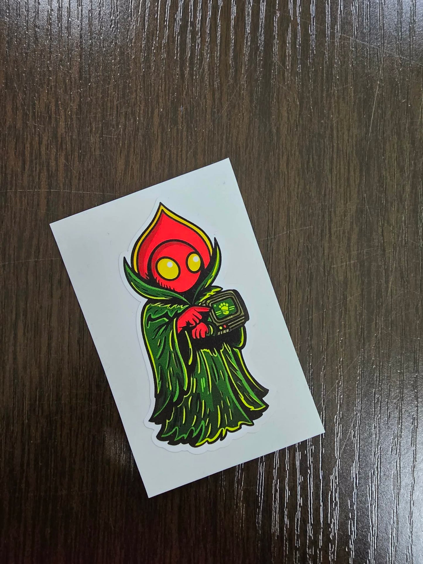 Rad Dectector Flatwoods Monster 3" Water Bottle or Laptop Sticker