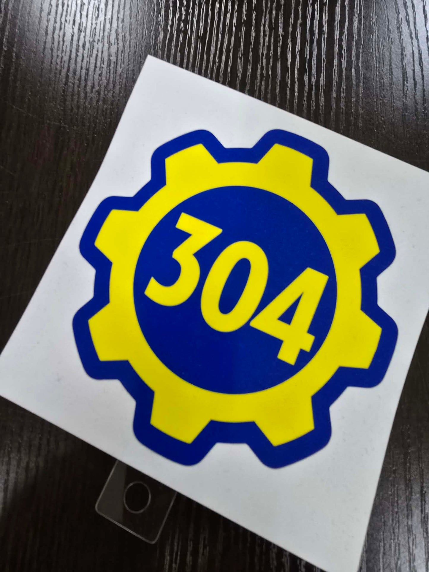 Vault 304 6" x 6" Car Sticker
