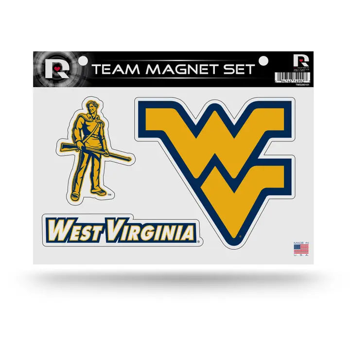 Ncaa West Virginia Team Magnet Set