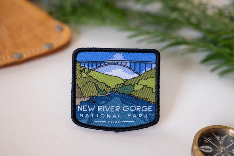 New River Gorge National Park  Iron On Patch 2020