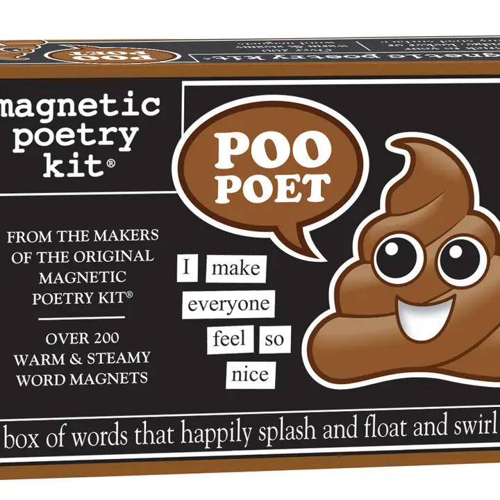Poo Poet Magnetic Poetry Kit