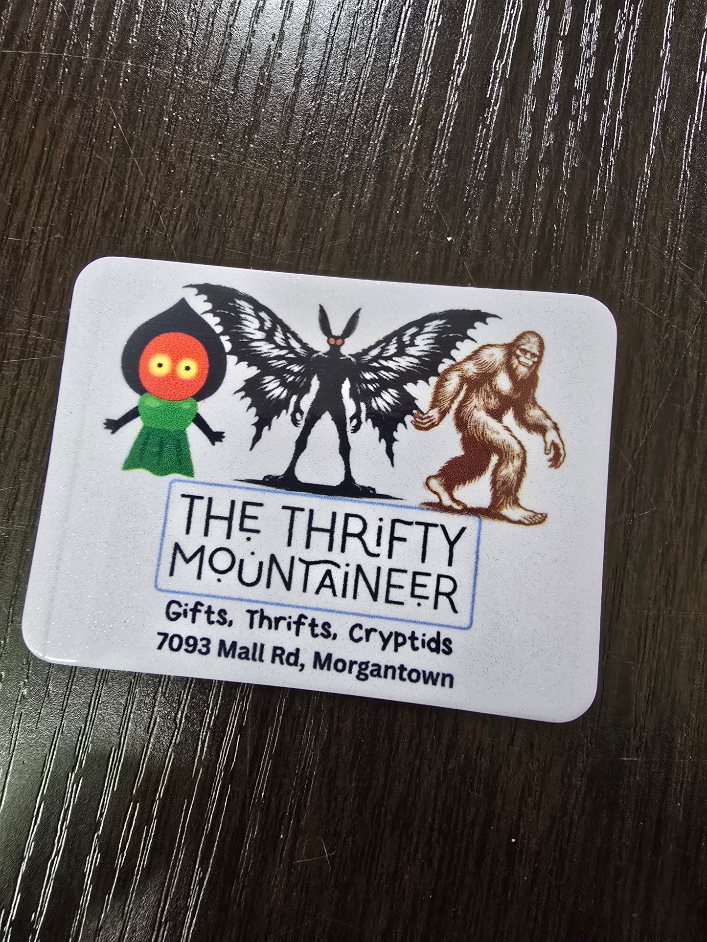 The Thrifty Mountaineer Logo Magnet