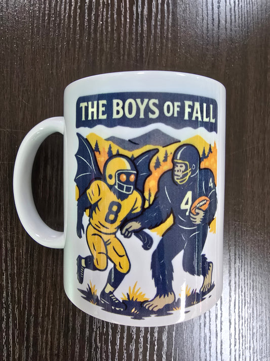 “The Boys of Fall” Cryptid Football Coffee Mug
