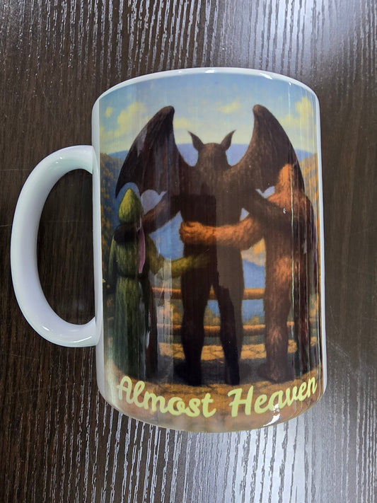 “Almost Heaven” Cryptid Coffee Mug
