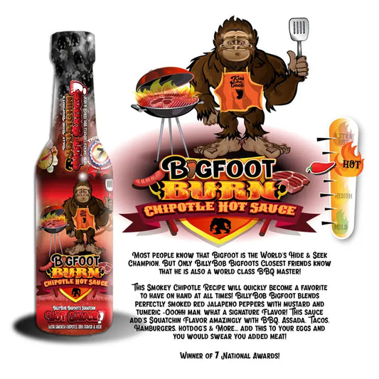 Bigfoot Burn Hot Sauce (Black)