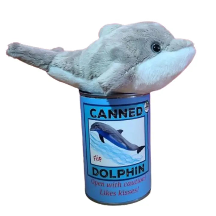 Flip the Canned Dolphin | Stuffed Animal Plush