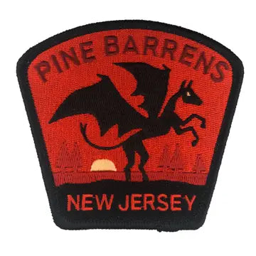 Pine Barrens NJ Jersey Devil Iron On Patch