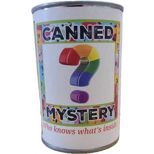 Canned Mystery | Unknown Random Plush w/Jokes | Fun Surprise - Standard Lid