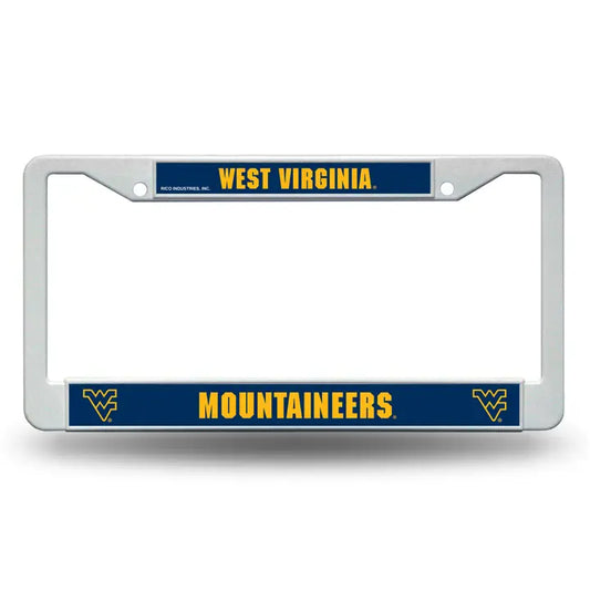Ncaa West Virginia Plastic Auto Frame
