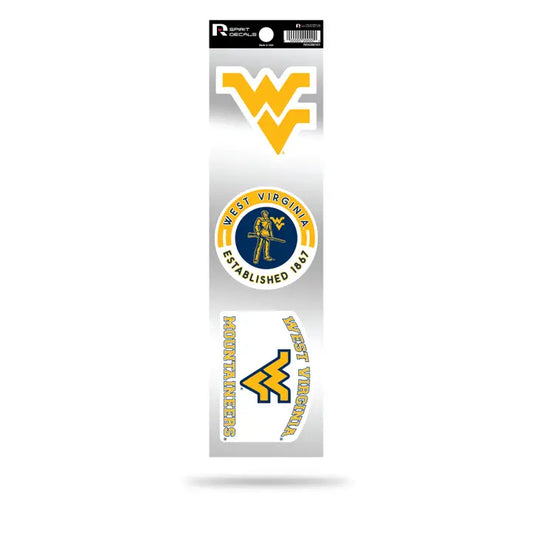 Ncaa West Virginia 3-Piece Retro Spirit Decal