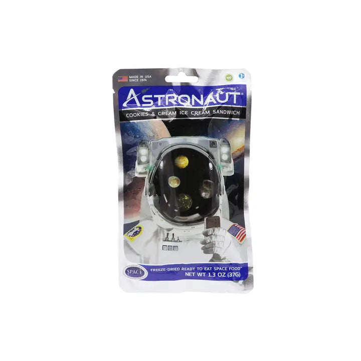 Astronaut Cookies & Cream Ice Cream Sandwich, Freeze Dried