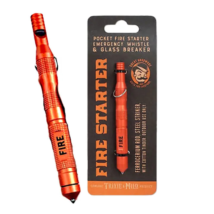 Emergency Fire Starter w/ Whistle
