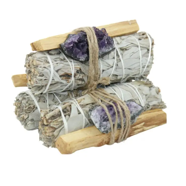 Sage, Palo Santo, Amethyst