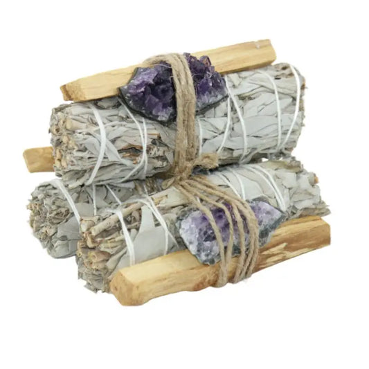 Sage, Palo Santo, Amethyst