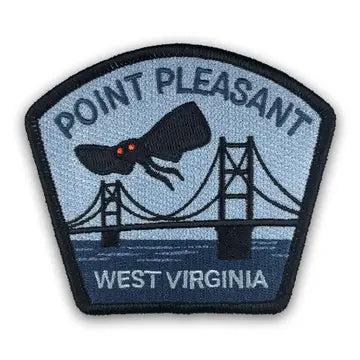 Point Pleasant WV Mothman Iron On Patch