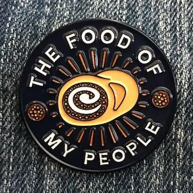 Food Of My People Lapel Pin