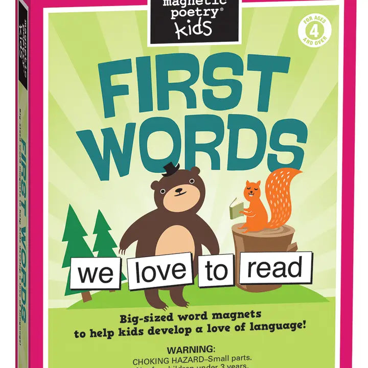 First Words Magnetic Poetry Kit For Kids
