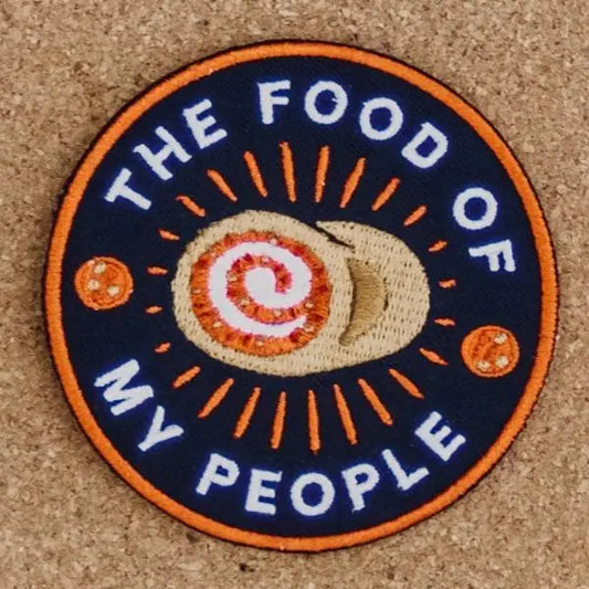Food Of My People Pepperoni Roll Iron On Patch