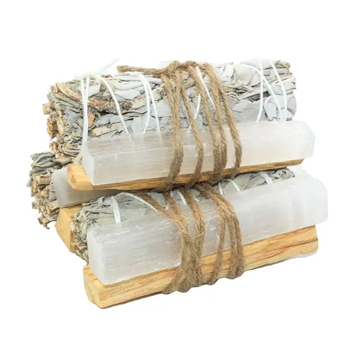 Sage, Palo Santo, Selenite
