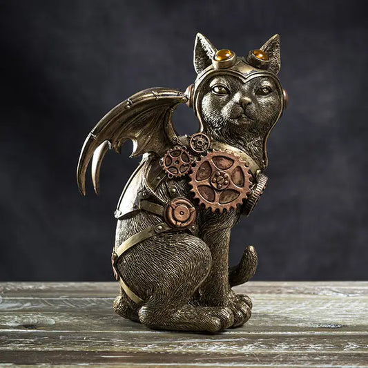 Steampunk Cat Steampunk Cat with Wings