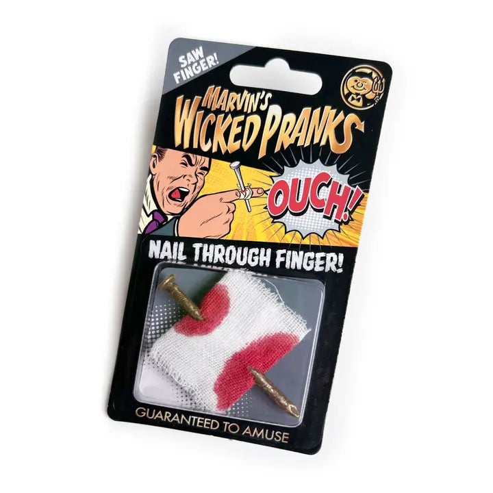 Marvin's Wicked Pranks - Nail Through Finger