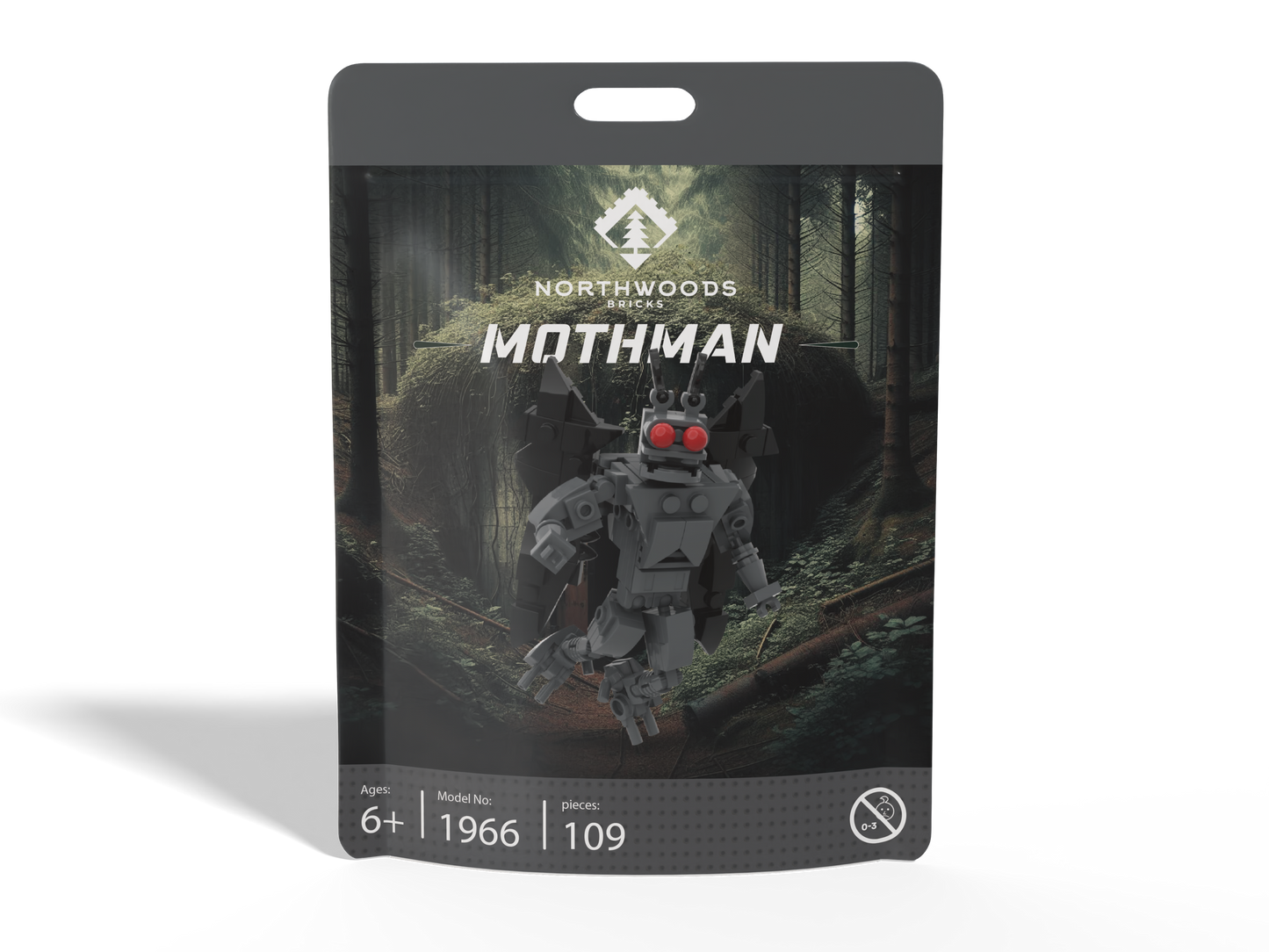 Small Mothman Brick Set