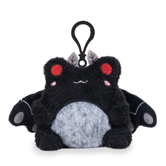 Mini Mothman Wawa Clip (Cute Kawaii Black Keychain Plush)
