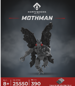 Mothman 390-piece building brick set