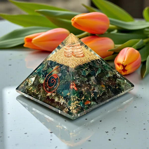 Orgonite Pyraimid Bloodstone