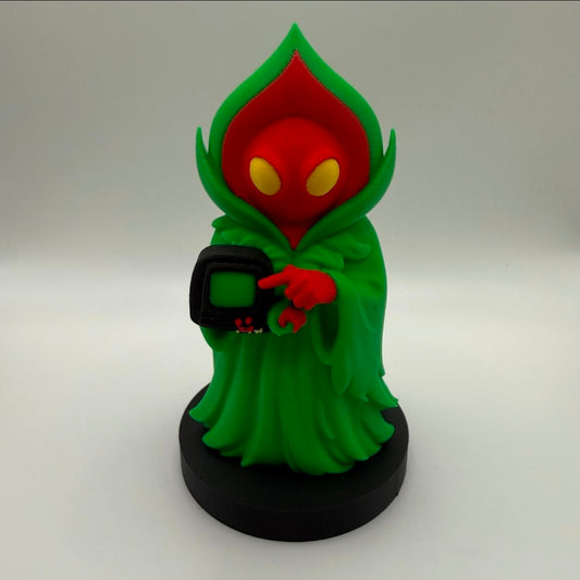 5" 3-D Printed Flatwoods Monster w/ Rad Detector