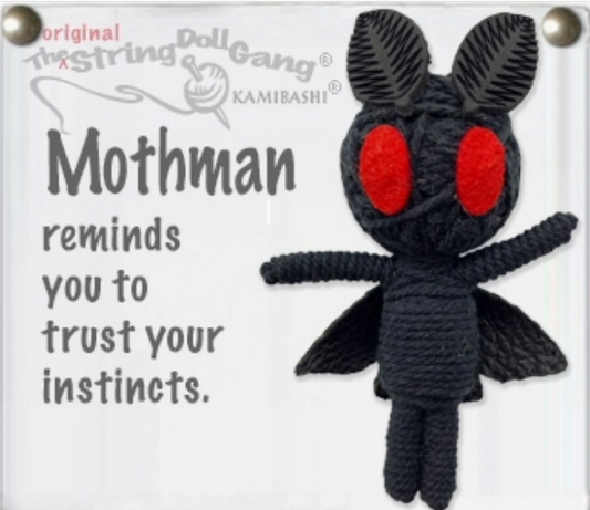 Mothman String Doll Keychain