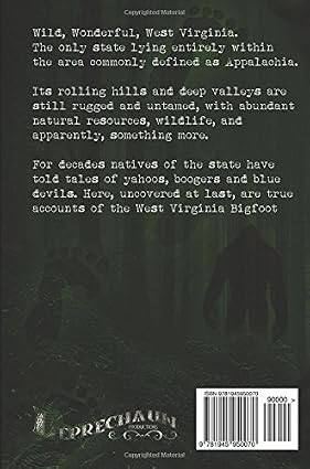 Back cover of West Virginia Bigfoot by Dave Spinks