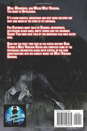 Back cover of The West Virginia Dogman by Dave Spinks