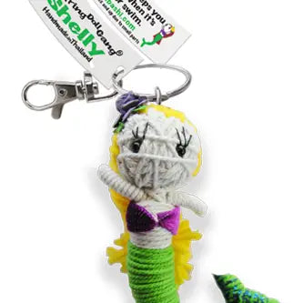 Shelly the Mermaid String Doll Keychain
