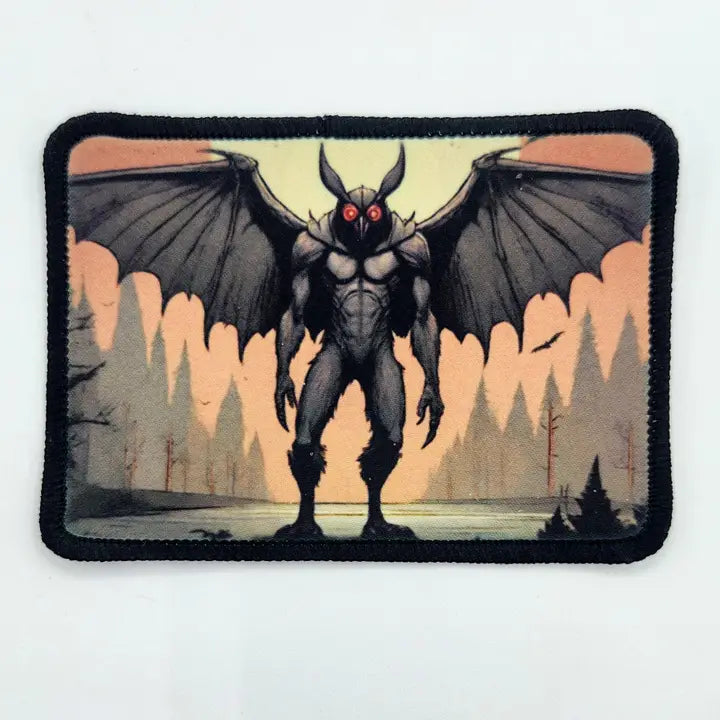 Mothman Buff Iron On Patch