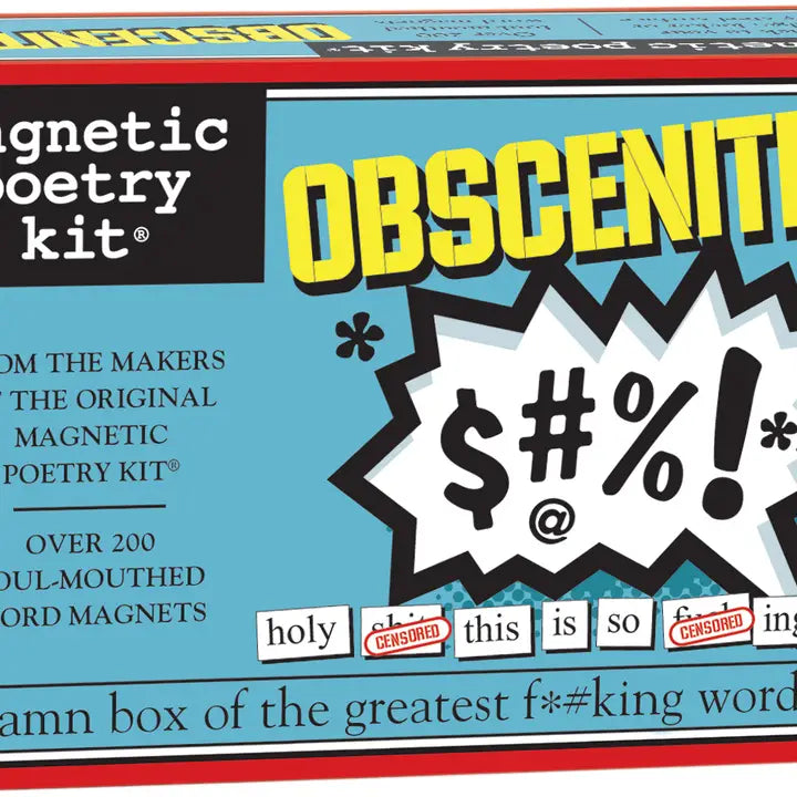Obscenities Magnetic Poetry Kit
