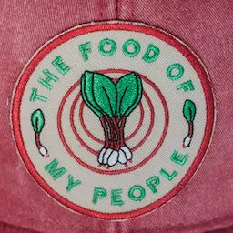 Food Of My People Ramps Iron On Patch