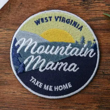 Mountain Mama Take Me Home Iron On Patch