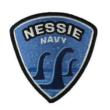 Nessie Navy Iron On Patch
